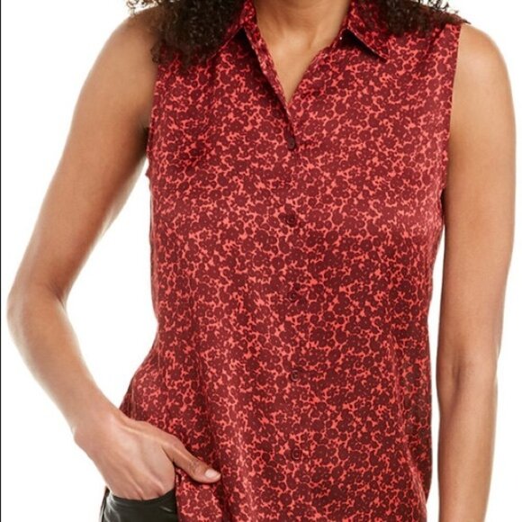Equipment Tops - Equipment Sz S/P Colleen Floral Blouse NWT